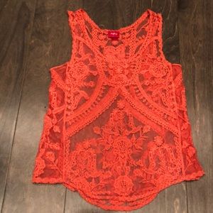 Lace tank